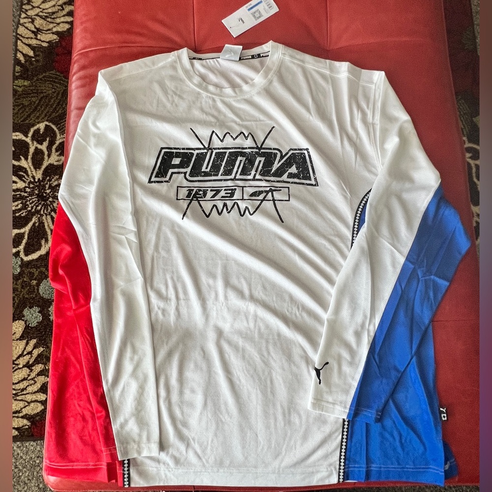 Puma Hoopverse shooting shirt Long Sleeve mesh size XL
